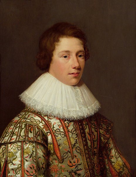 Portrait of a Noble Youth, vintage artwork by Jan van Ravesteyn, 12x8" (A4) Poster