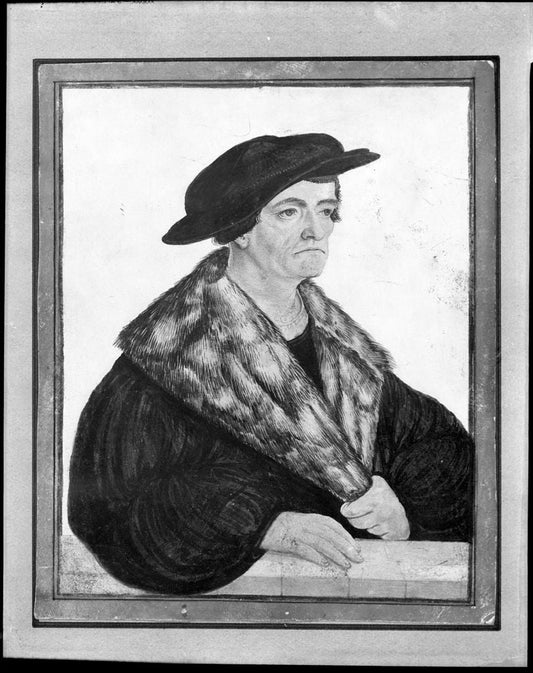 Portrait of a Patrician, vintage artwork by Leonhard Beck, A3 (16x12") Poster Print