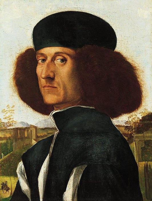Portrait of a Venetian Nobleman, vintage artwork by Vittore Carpaccio, A3 (16x12") Poster Print