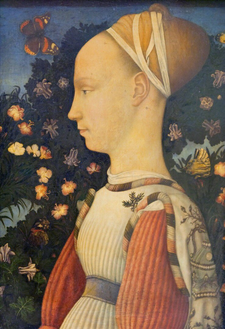 Portrait of a Young Princess, vintage artwork by Pisanello, A3 (16x12") Poster Print