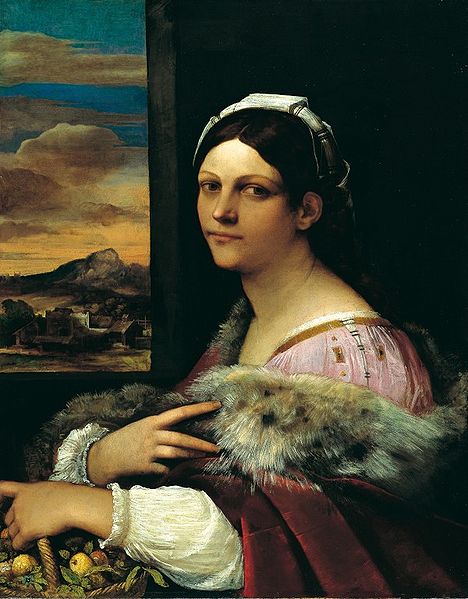 Portrait of a Young Roman, vintage artwork by Sebastiano del Piombo, A3 (16x12") Poster Print