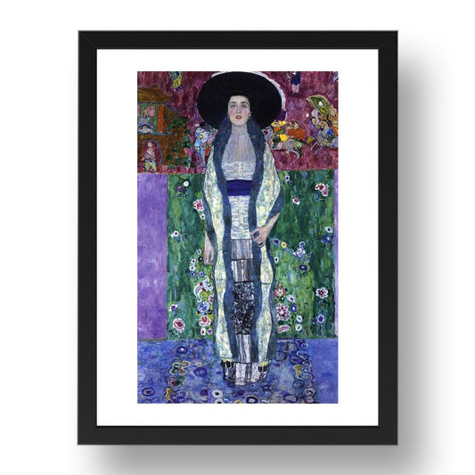 Portrait of Adele Bloch Bauer II 1912 by Gustav Klimt, 17x13" Frame