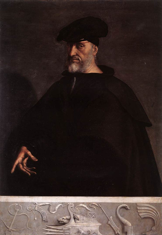 Portrait of Andrea Doria, vintage artwork by Sebastiano del Piombo, A3 (16x12") Poster Print