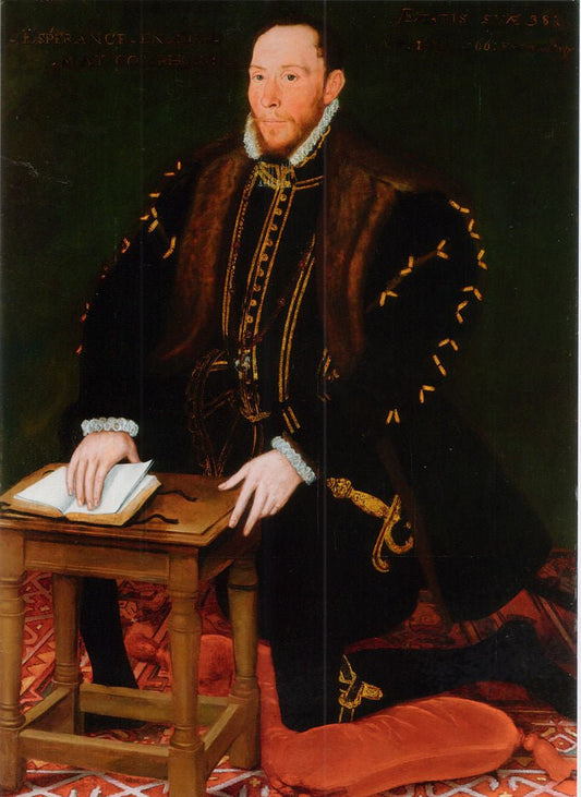 Portrait of Blessed Thomas Percy, 7th Earl of Northumberland, vintage artwork by Steven van der Meulen, A3 (16x12") Poster Print