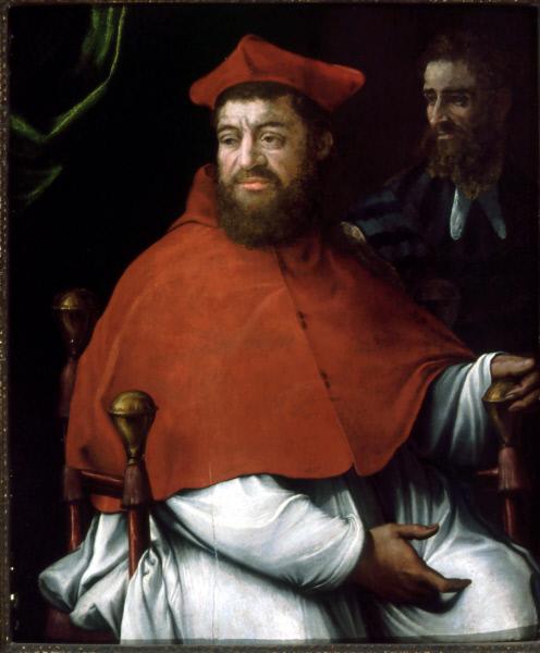 Portrait of Cardinal Giovanni Salviati, vintage artwork by Sebastiano del Piombo, A3 (16x12") Poster Print