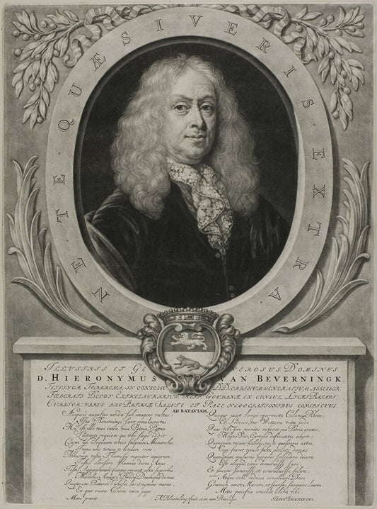 Portrait of D. Hieronymous van Beverningk by  Abraham Blooteling (Dutch, 1640-1690),23x16"( A2 size ) Poster Print