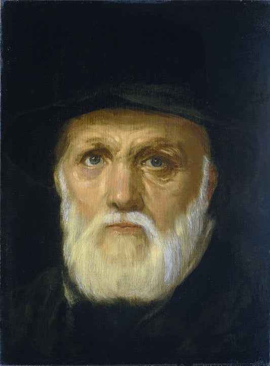 Portrait of Dirck Volkertsz Coornhert, vintage artwork by Cornelis van Haarlem, A3 (16x12") Poster Print