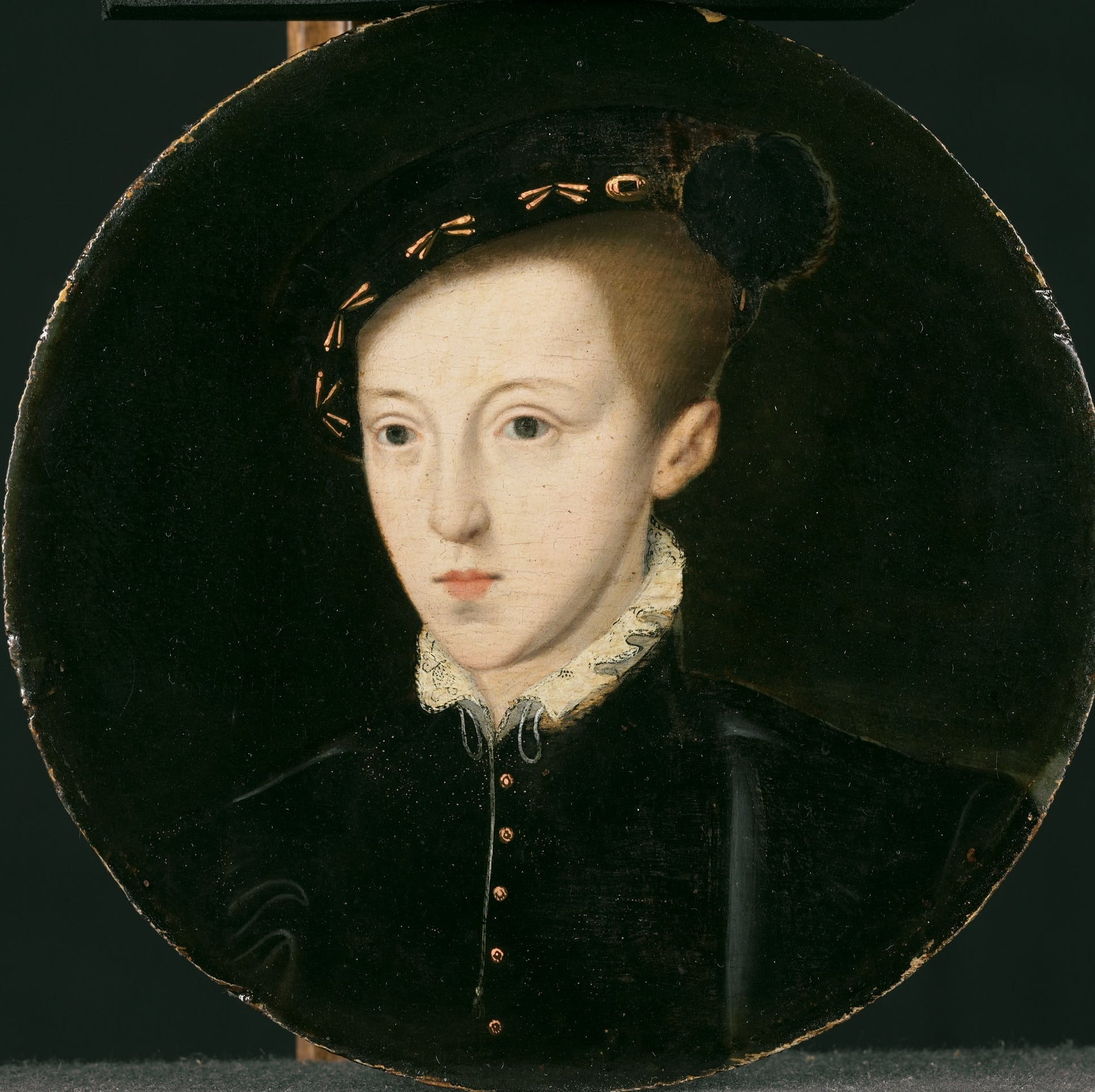 Portrait of Edward VI, King of England, vintage artwork by Dutch School 16th Century - Unknown, A3 (16x12") Poster Print