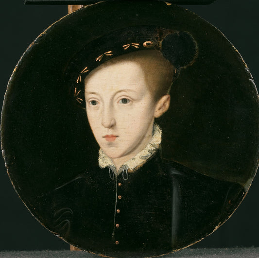 Portrait of Edward VI, King of England, vintage artwork by Dutch School 16th Century - Unknown, A3 (16x12") Poster Print