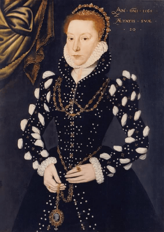 Portrait of Eleanor Benlowes, vintage artwork by Steven van der Meulen, A3 (16x12") Poster Print
