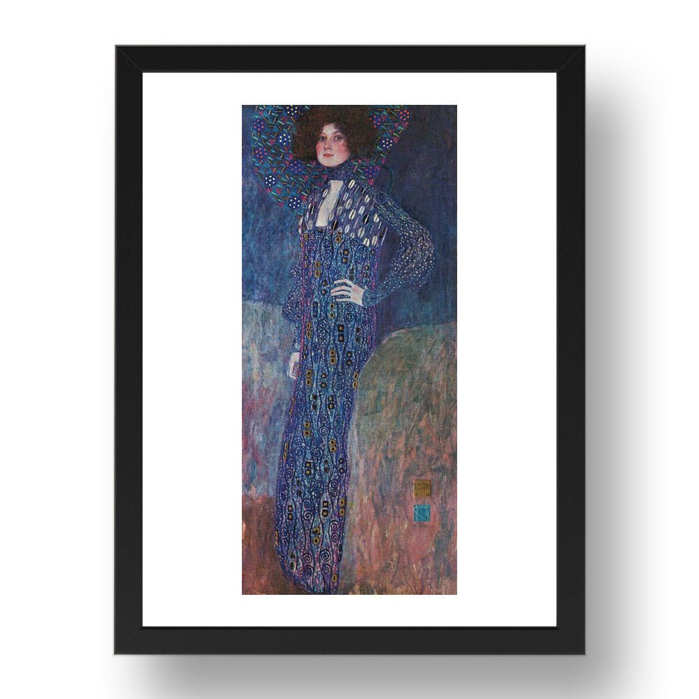 Portrait of Emilie Floge 1902 by Gustav Klimt, 17x13" Frame