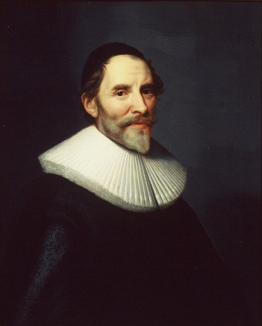 Portrait of François van Aerssen (1572-1641), vintage artwork by Michiel Jansz. van Mierevelt, 12x8" (A4) Poster