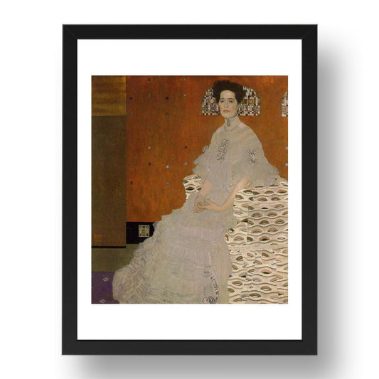 Portrait of Fritza Riedler 1906 by Gustav Klimt, 17x13" Frame