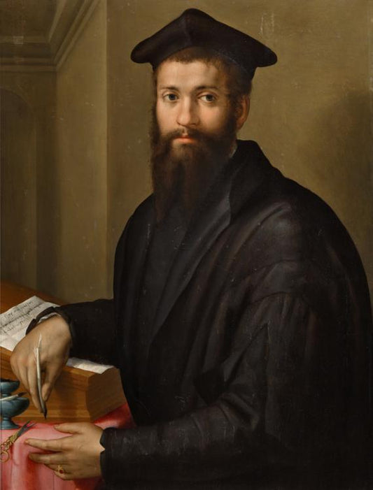 Portrait of Giovanni Salviati, vintage artwork by Pier Francesco Jacopo di Foschi, A3 (16x12") Poster Print