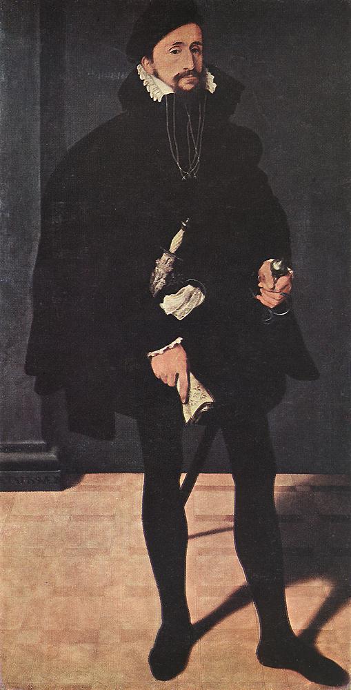 Portrait of Hans Heinrich Pilgram, vintage artwork by Nicolas Neufchatel, A3 (16x12") Poster Print