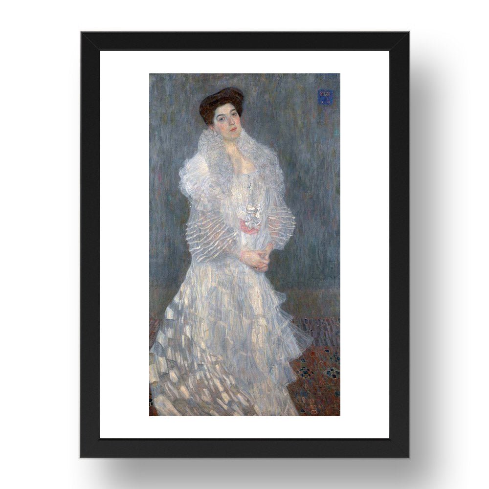 Portrait of Hermine Gallia 1904 by Gustav Klimt, 17x13" Frame