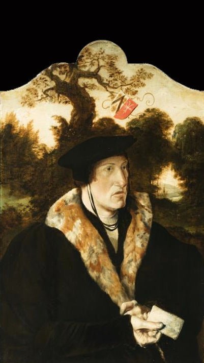 Portrait of Jan Claesz. Diert, vintage artwork by Maerten van Heemskerck, A3 (16x12") Poster Print