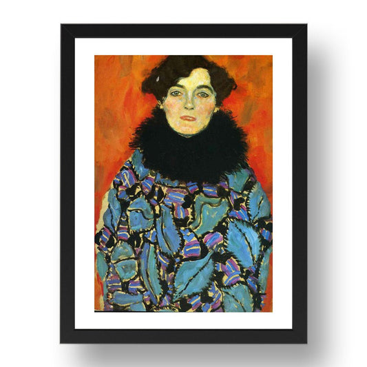 Portrait of Johanna Staude 1917 1918 by Gustav Klimt, 17x13" Frame
