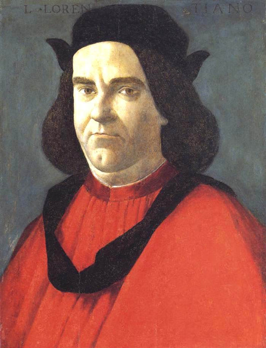 Portrait of Lorenzo di Ser Piero Lorenzi, vintage artwork by Sandro Botticelli, A3 (16x12") Poster Print