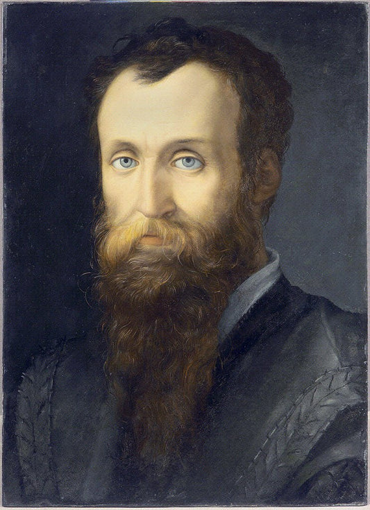Portrait of Luca Martini, vintage artwork by Agnolo Bronzino, A3 (16x12") Poster Print