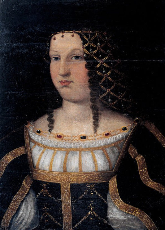 Portrait of Lucrezia Borgia, vintage artwork by After Bartolomeo Veneto, A3 (16x12") Poster Print