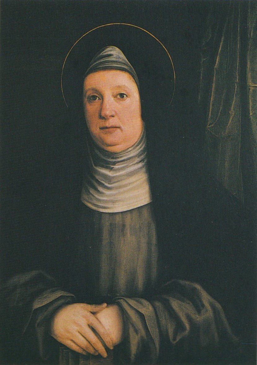 Portrait of Magdalena Witich, vintage artwork by Christoph Amberger, A3 (16x12") Poster Print