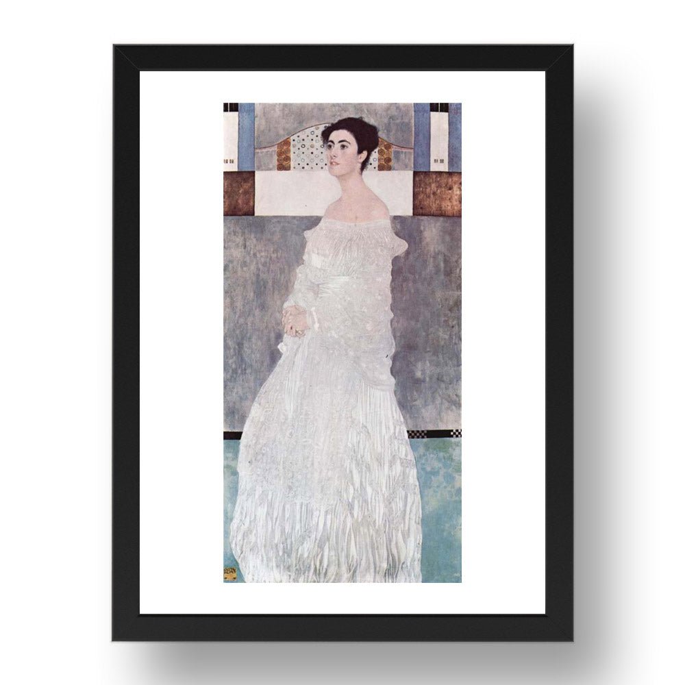 Portrait of Margaret Stonborough Wittgenstein 1905 by Gustav Klimt, 17x13" Frame