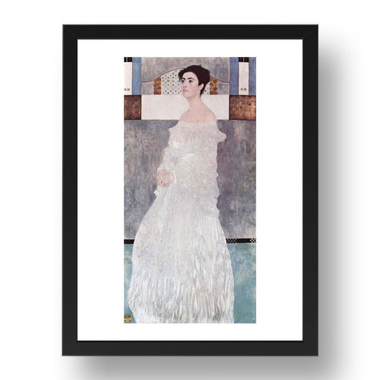 Portrait of Margaret Stonborough Wittgenstein 1905 by Gustav Klimt, 17x13" Frame
