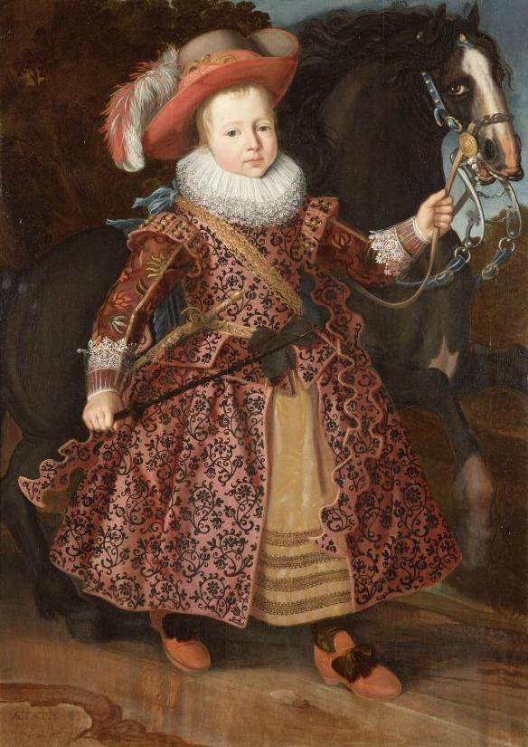 Portrait of Meyndert Merens, vintage artwork by Jacob Waben, 12x8" (A4) Poster