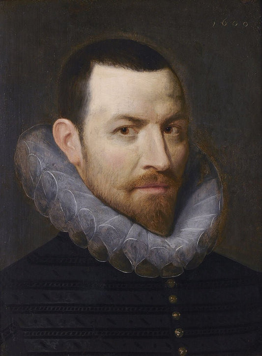 Portrait of Nicolaas Rockox, vintage artwork by Otto van Veen, A3 (16x12") Poster Print