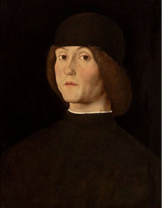 Portrait of Pietro Cenni, vintage artwork by Francesco Francia, A3 (16x12") Poster Print