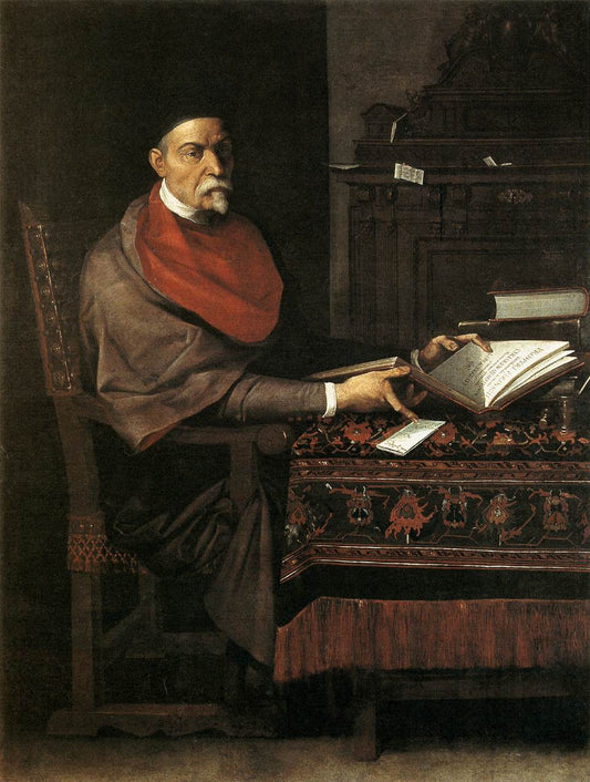 Portrait of Prospero Farinaccio, vintage artwork by Giuseppe Cesari, 12x8" (A4) Poster