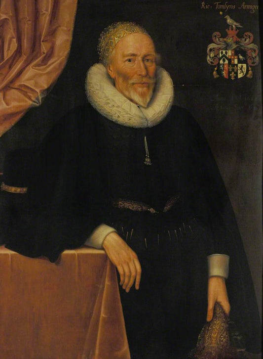 Portrait of Richard Tomlins, vintage artwork by Marcus Gheeraerts the Younger, A3 (16x12") Poster Print