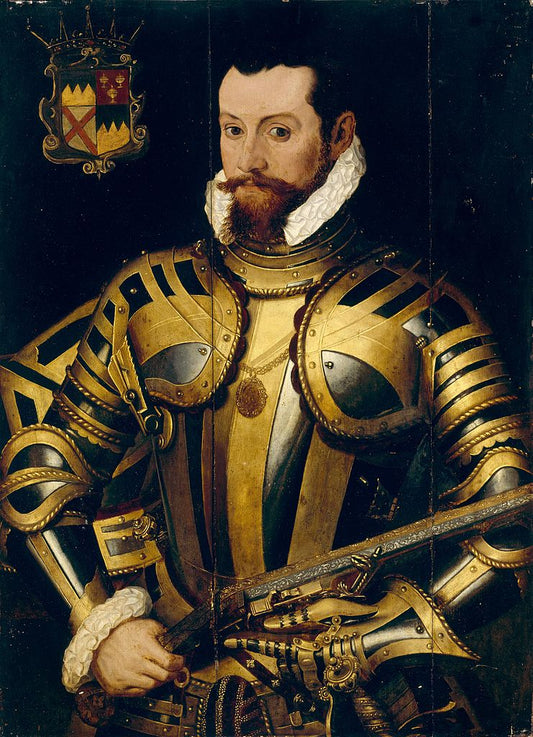 Portrait of Thomas Butler, 10th Earl of Ormond, vintage artwork by Steven van der Meulen, A3 (16x12") Poster Print