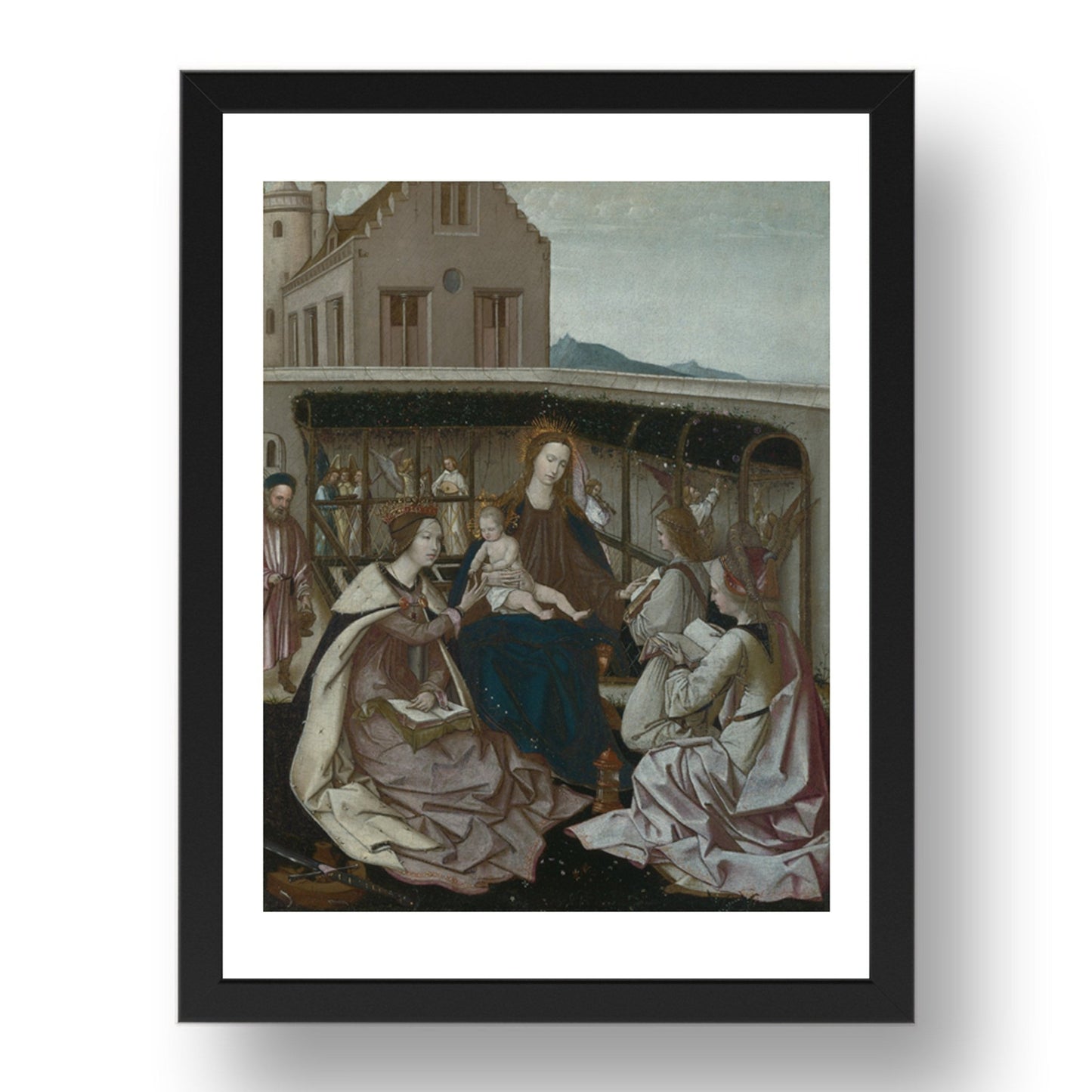 Portuguese: The Mystic Marriage of Saint Catherine, Poster in 17x13"(A3) Frame