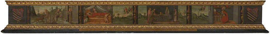 Predella: Scenes from the Life of Saint Jerome, vintage artwork by Francesco Botticini, A3 (16x12") Poster Print