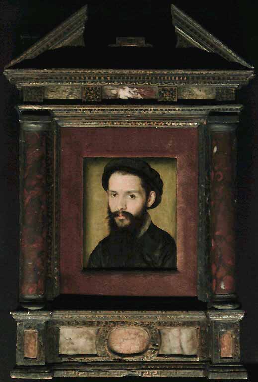Presumed Portrait of Clement Marot, vintage artwork by Claude Corneille de Lyon, A3 (16x12") Poster Print