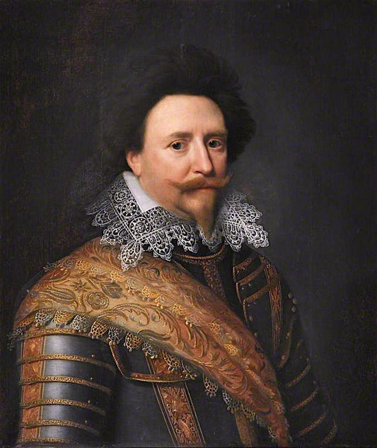 Prince Frederick Henry, Prince of Orange, Stadhouder of the United Provinces, vintage artwork by Michiel Jansz. van Mierevelt, 12x8" (A4) Poster