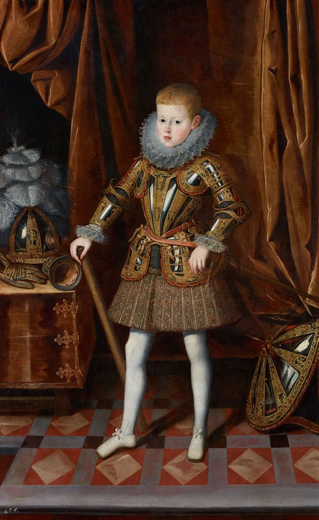 Prince Philip of Austria, vintage artwork by Bartolome González y Serrano, A3 (16x12") Poster Print