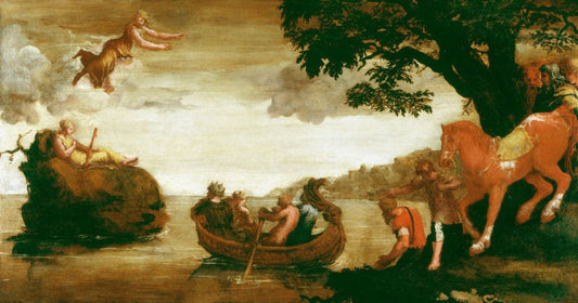 Psyche Abandoned, vintage artwork by Polidoro da Caravaggio, A3 (16x12") Poster Print