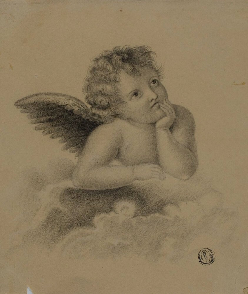 Putto by  After Raffaello Sanzio, called Raphael, 23x16"( A2 size) Poster Print