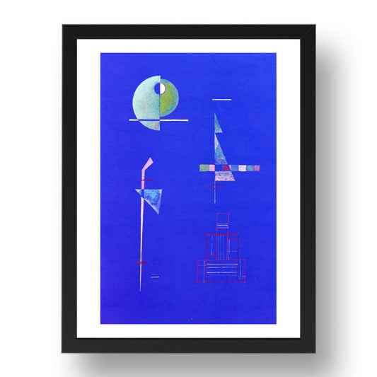 Quiet Importance 1929 by Wassily Kandinsky, 17x13" Frame