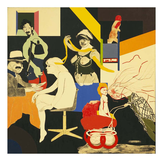 R. B. Kitaj - The Ohio Gang, 16x12" (A3) Poster Print