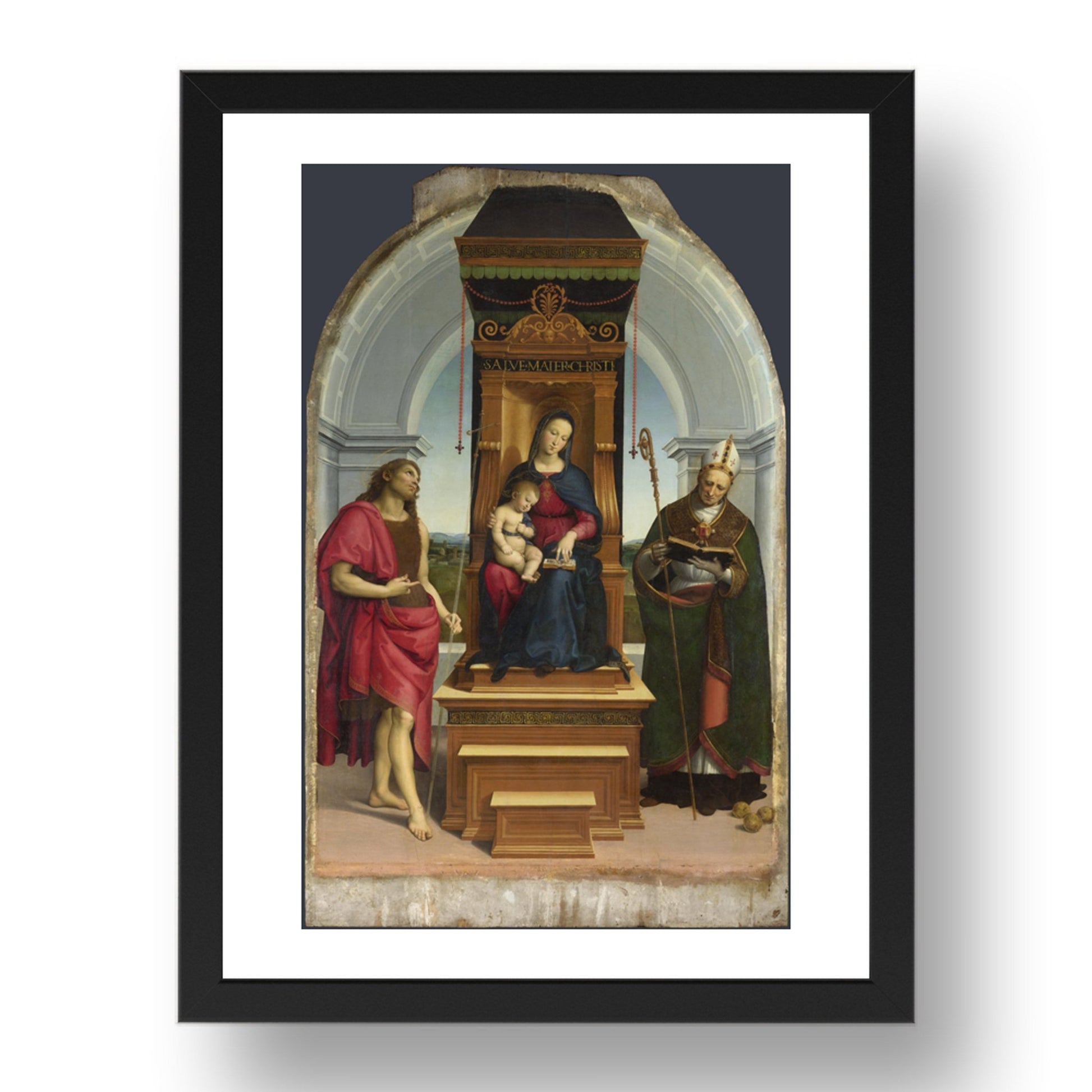 Raphael: The Ansidei Madonna, Poster in 17x13"(A3) Frame