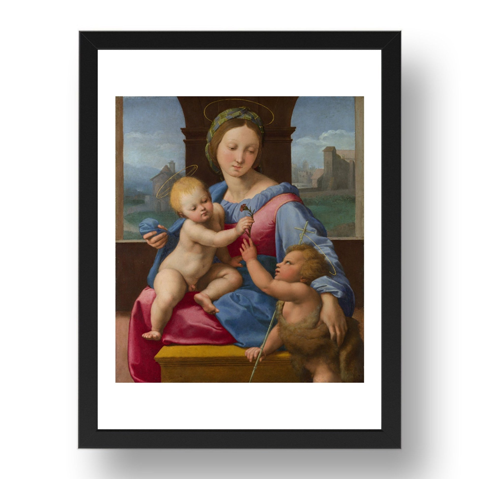 Raphael: The Garvagh Madonna, Poster in 17x13"(A3) Frame