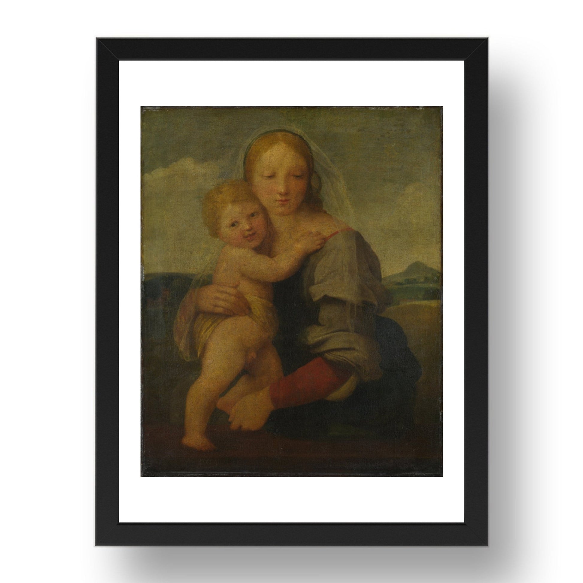 Raphael: The Madonna and Child (The Mackintosh Madonna), Poster in 17x13"(A3) Frame