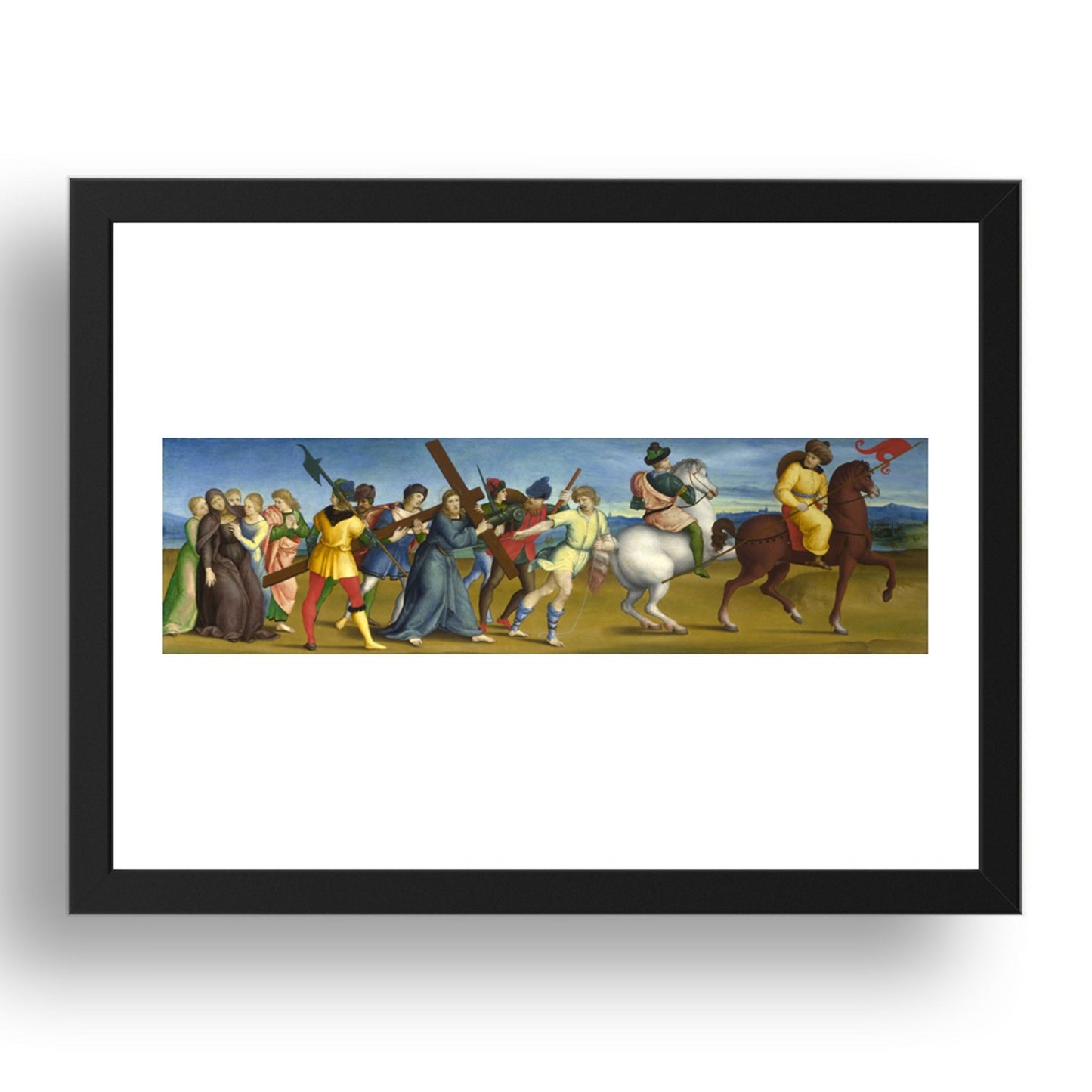 Raphael: The Procession to Calvary, Poster in 17x13"(A3) Frame