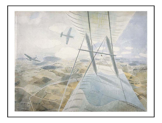 RAF Hurricanes In Flight, WW2by Eric Ravilious -A3 Poster