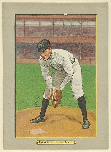 :Red Dooin Catcher Philadelphia Phillies  from Turkey Red Ca-16x12"(A3) Poster