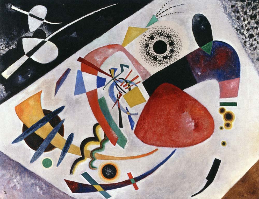 Red Spot II - Wassily Kandinsky -1921 by Wassily Kandinsky, 23x16"( A2 size ) Poster Print